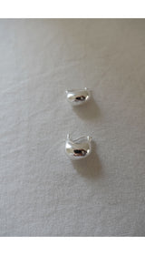 plat basket earrings