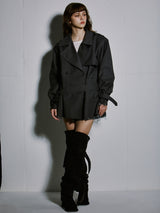 SHORT TRENCH COAT