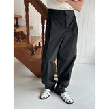 [S/S] Nylon tuck wide slacks (3color)