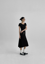 [MADE] イズニー UネックショートスリーブTシャツ