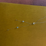 drop button necklace