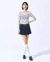 Dot See-Through Animal T-Shirt