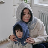 Family Sprinkle Boucle Balaclava Set (Blue)