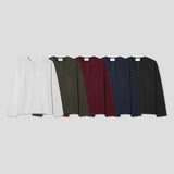 Deli henry-neck long sleeve t-shirt
