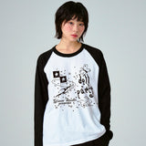 [UNISEX]ドールパリスラグランロングスリーブTシャツ
