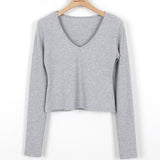 Deep V-neck - t