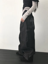 【即日発送】 ninteen クロスワイドパンツ