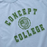 グリーンクラシックビッグロゴクルーネックスカイブルーショートスリーブTシャツ [Unisex]