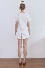 ラブマーク Tシャツ [Ivory]