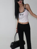 Rollup Bootcut Leggings Pants