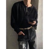 【PREMIUM】【MADE】アンゴラヘアヘンリーネックニット(3カラー)