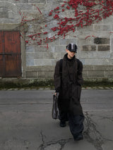 Fine Over Long Hooded Jacket 3C