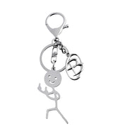 Law smile keyring-silver
