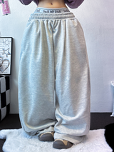 DOWN PINTUCK BALLOON LONG PANTS 🩶🖤2COLOR