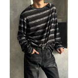 [F/W] Tartan stripe button knit sleeves(2color)