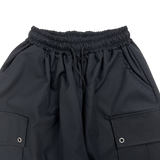eyelet stud cargo balloon pants