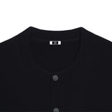 [Unisex] RÉSERVE BUTTON OVER FIT CARDIGAN [BLACK]