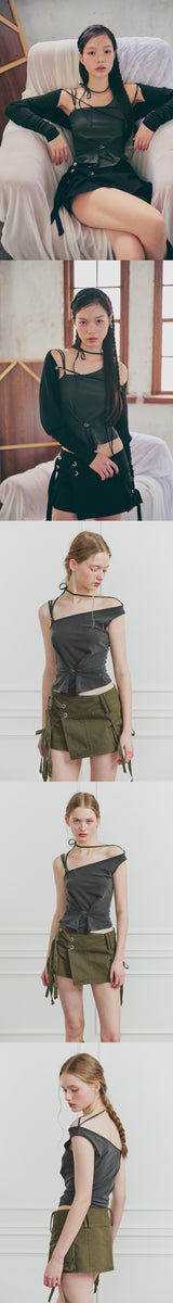 RUBY HOOK TOP charcoal