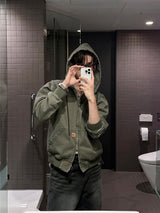 LMN Berlin Patchwork Hooded Zip-Up (6 colors)