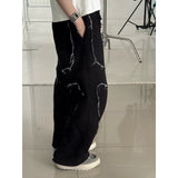 FAITH FADE - Raw Edges Baggy Pants