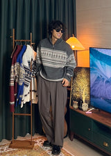 Two-Tuck Bijou Slacks 2COLOR