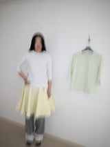 COMFY 3/4 SLEEVE T (WHITE)