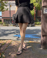 Yenchi frill mini skirt
