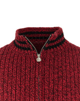 Mwoong Italy Wool Cashmere Knit Zip-up(RED)