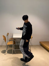 Color Sweat Denim Stitch Balloon 2C