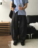 Seville Curved Cotton Pants
