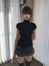 スリムハーフネックショースリーブ