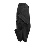 VTG BACK BOOTS CARGO SHORTS_BLACK