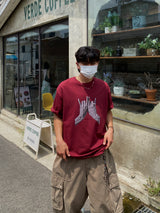 サインカットオーバー半袖Tシャツ 4C