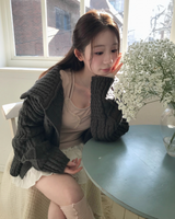 エルバースリムレイヤーボタンTシャツ