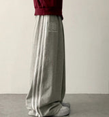 Polty 86 Numbering 3 Line Track Wide Pants