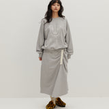 R Crew Sweatshirts Melange Gray