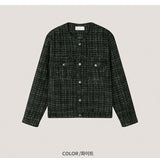 [F/W]ブラックラインツイードジャケット(2color)