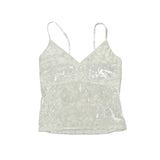 Velvet cap sleeveless