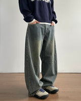 Simon Curved Denim Pants