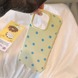 パステル トーン ドット パターン ジェリー iPhone ケース
