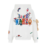13DE MARZO DIYカラーフィルジッペードフーディー