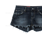 Harbor Embossed Denim Low Short Pants