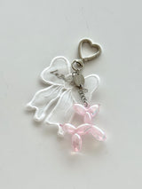 RIBBON BUBBLY KEYRING (PINK)