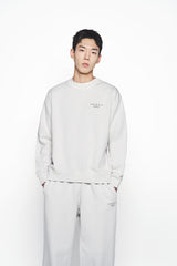 25SS PIGMENT BASIC LOGO JOGGER PANTS LIGHT GREY