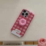 [Mademoment]ピンクボタン スマートトック