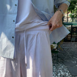 LMN Mar Essential Linen Semi-Over Shirt (12 colors)