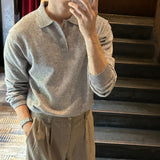 LMN Little Modal 3 Button Collar Knitwear (9 colors)