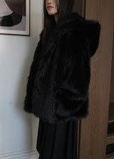 HOLIDAY HOOD FUR JACKET