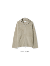 Wonder Angora Knit Zip-Up (4 Colors)