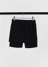 KNIT EYELET SKIRT SHORTS